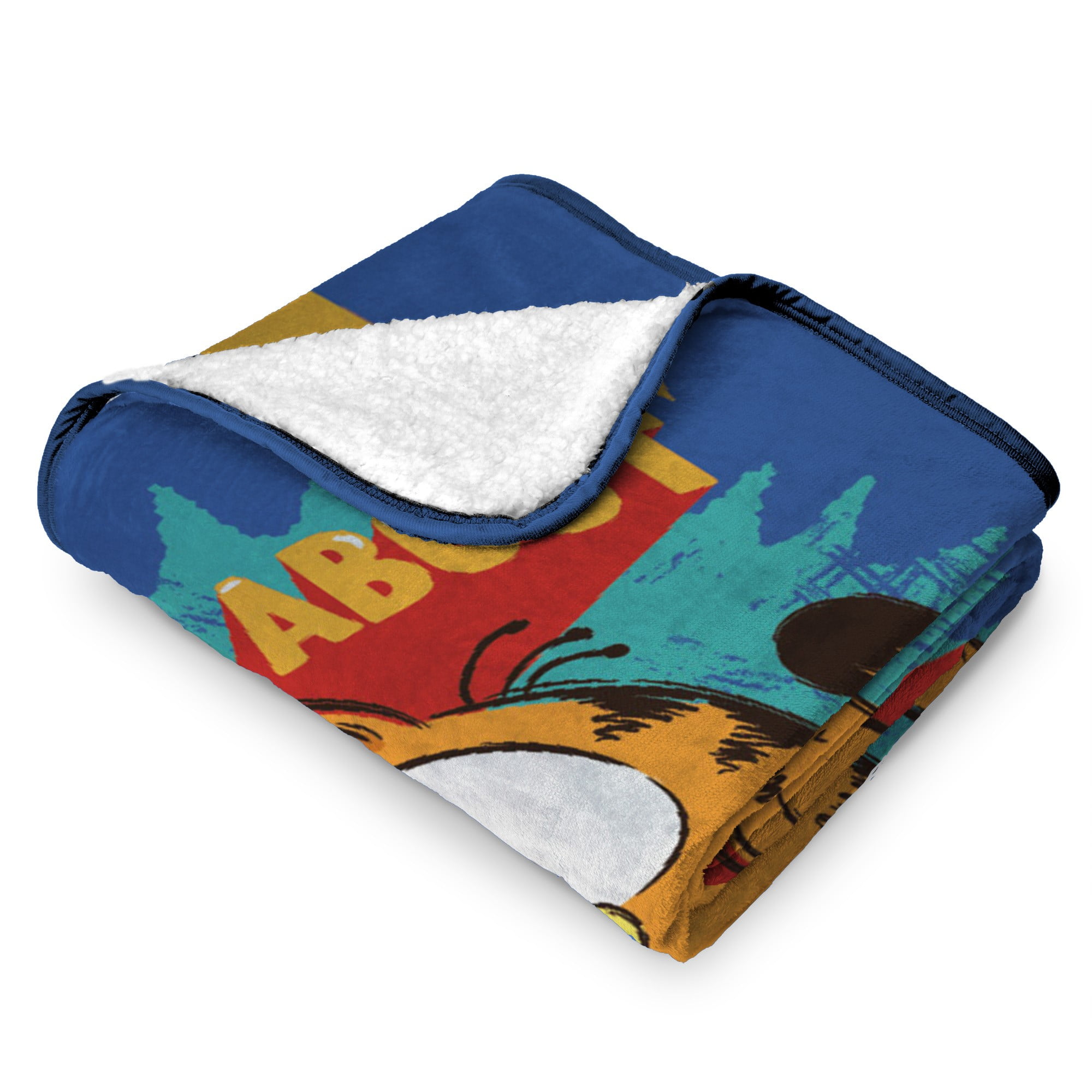 Garfield All About Meow Kids Silk Touch Throw Blanket with Sherpa Reverse, 46 x 60 inches – Soft Plush Fleece Throw Blanket