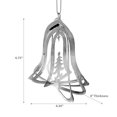 thumbnail image 2 of Christmas Spinning Silver Metal Ornement Bell - Ensemble De 12, 2 of 3