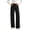 Black, variant on Dagugfen Athletic Yoga Pants for Women Stretchy Elastic High Waist Straight Leg Activewear Workout Pants(XL,Wine)