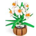 thumbnail image 1 of Flowers Building Set for Adults, Flower Bouquet Daffodils Bonsai Plant, Botanical Collection Home Decor Display, Creative Toy (550 PCS), 1 of 5