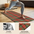 thumbnail image 4 of Red Green Checkerboard Checkered Pattern Hot Yoga Mat Towel Non Slip for Hot Yoga - Quick-Drying Yoga Mat Cover with 4 Corner Pockets with Travel Bag - Hot Yoga Towel Non Slip 74"x26", 4 of 6