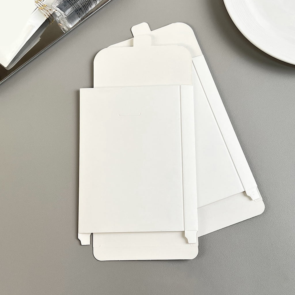 50Pcs Thickened Mailer Box Mailing Envelope For Greeting Card Postcard Packaging