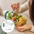 thumbnail image 6 of 2-Pack Salad Pod Container Set | Side-Opening Lunch Jars for Meal Prep | Leakproof  with Dressing Cups & Bowl Lids (Set of 2), 6 of 6
