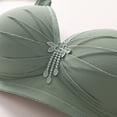 thumbnail image 7 of Women’s Full Coverage Wireless Bra Front Snap Closure Soft Breathable Support Bra for Large Bust Everyday Comfort, 7 of 7