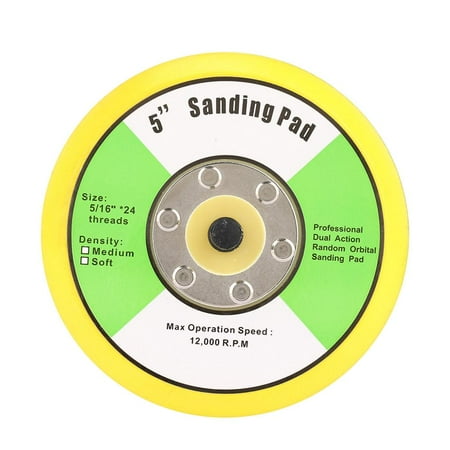 

Octpeak Interface Sanding Pad Interface Polishing Pad 100/125mm Hook and Loop Sanding Polishing Backing Pad with M8 Thread