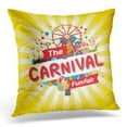 thumbnail image 1 of BSDHOME Taie d'Oreiller Colorée Enfants du Carnaval Design Funfair Parc Housse de Coussin 18x18 Pouces, 1 of 1