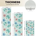 thumbnail image 4 of Pioneer Flower Floral Print Pattern Kitchen Rugs Sets Of 3,Kitchen Runner Rugs Non Skid Washable,Decorative Kitchen Floor Mats for Kitchen,Sink,Laundry,17X30 Inch + 17X47 Inch + 17X59 Inch, 4 of 6