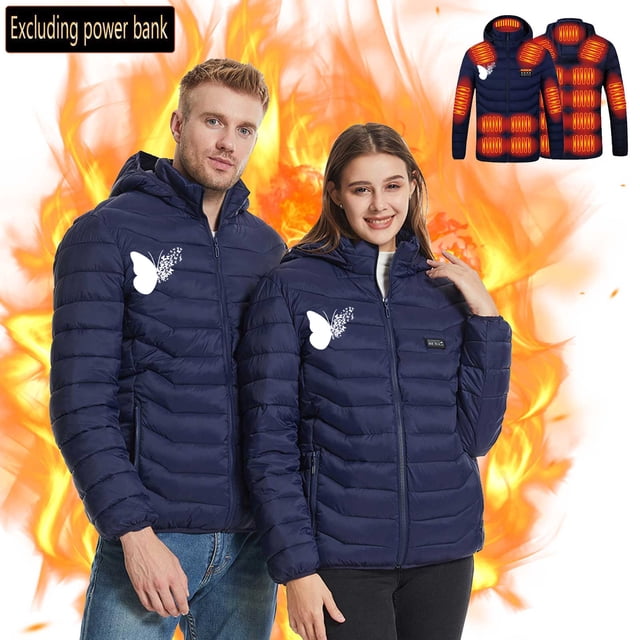 Winter Jackets for Women USB Intelligent Constant Temperature Heated Windproof Plus Size Coat For Men And Women Winter 21 Heated Jacket Coat Jacket Women on Clearance