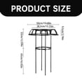 thumbnail image 4 of bifavgk Cap Design Plant Rack 25.4 cm Plastic Lattice Support Cage For Climbing Vines, 4 of 9