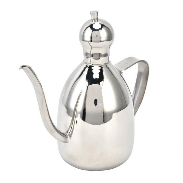Recipiente para aceite, lata de aceite de acero inoxidable, dispensador de aceite de oliva, botella de aceite de cocina, mejore su experiencia