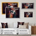thumbnail image 4 of Designart Floral Lama II Canvas Wall Art, 4 of 5