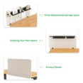 thumbnail image 7 of FEZIBO 63" x 24" Dual Motor Electric Standing Desk with Desk Divider and Storage Pegs, Splice Board in Bamboo Finish, 7 of 7