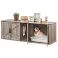 thumbnail image 1 of Mueble Arenero Feandrea Greige Mélange para 2 Gatos, 1 of 7
