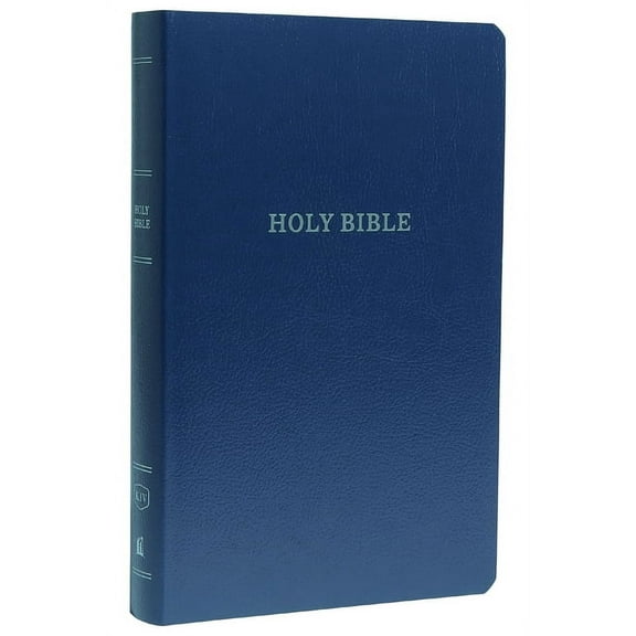KJV, Gift and Award Bible, Imitation Leather, Blue, Red Letter Edition, (Paperback)