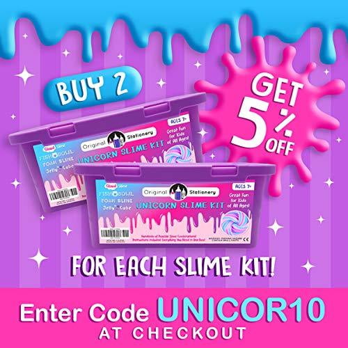 original stationery unicorn slime kit