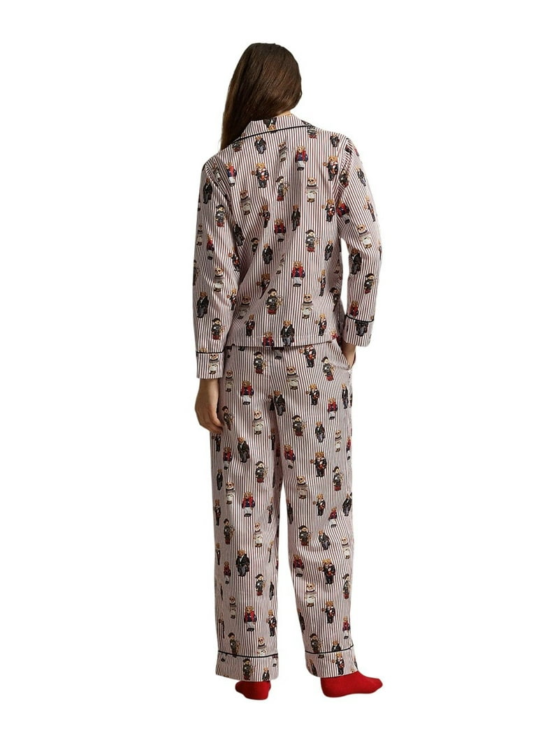 多睡眠障。未使用❗POLO RALPH LAUREN BP 2 170 Polo Ralph Lauren Madison Pajama Set - 4P0704 (Bear Red, R2948, S