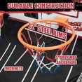 thumbnail image 4 of Foldable Indoor Basketball Arcade Game for All Players, SEGMART Dual Shot Indoor Basketball Game with Electronic Scorer, Portable Basketball Hoop Arcade with 8 Game Modes, 6 Balls for 2 Players, 4 of 7