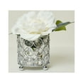 thumbnail image 4 of Elegant Designs 3.25" Elipse Crystal Flower Vase, Candle Holder, Wedding Centerpiece, Chrome, 4 of 5