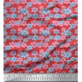 thumbnail image 1 of Soimoi Poly Georgette Fabric Artistic Floral Printed Craft Fabric by the Yard 52 Inch Wide, 1 of 3