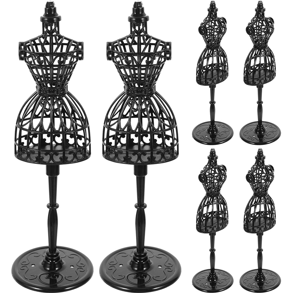 Dress Form 6Pcs Doll Clothes Mannequin Doll Dress Display Form Stand