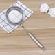 thumbnail image 3 of Colador de acero inoxidable, cuchara ranurada para ollas calientes, espumadera, cucharón para servir alimentos, colador para freír, utensilio de cocina para el hogar y restaurante, 12 cm (plateado), 3 of 3