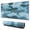 Camouflage Texture Bleu, variante sur Tapis de Souris Camouflage Texture Bleue Imperméable, Caoutchouc+multispandex Antidérapant pour Bureau Maison Jeu 31.5x15.7 Pouces