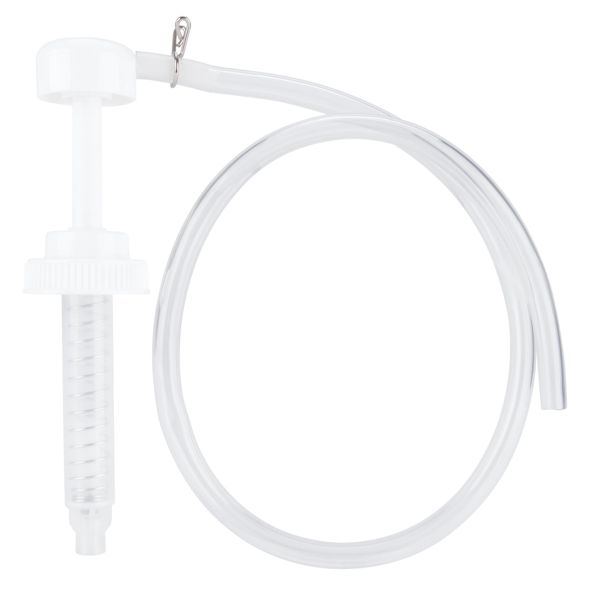 Performance Tool W1139 Quart/Gallon Fluid Pump and Hose for Fluid Transfer, Double-Threaded Design, Clear