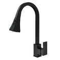 thumbnail image 1 of simhoa Pull Down Kitchen Faucet Single Level Steel with Kitchen Tap - Black, 1 of 8