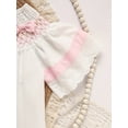 thumbnail image 4 of ZEHJUHAN Baby Girl Sweet Dress Flying Sleeve Round Neck Bow Embroidery & 3D Bow Decor for Spring Summer White，3-6M, 4 of 7