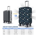 thumbnail image 4 of Pofeuu Christmas Snowflakes1 Print Luggage Suitcase Cover Protector Luggage Washable Covers Aesthetic for 18/24/28/32 inch Luggage（No luggage included）-Small, 4 of 7
