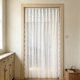 thumbnail image 4 of Fmbmuo No Drill Door Curtain White Room Divider Kitchen Cabinet Privacy Screen, 4 of 4