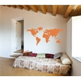 thumbnail image 1 of World Map Wall Art Earth Atlas Decal Sticker, 1 of 4