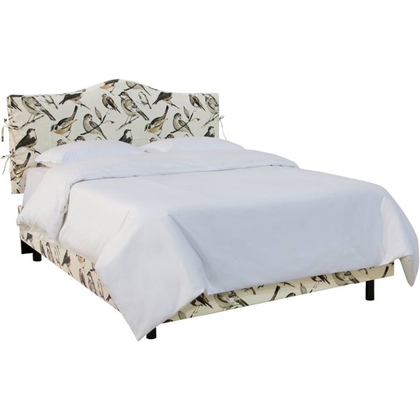 Slipcover Bed With Ties, Multiple Sizes