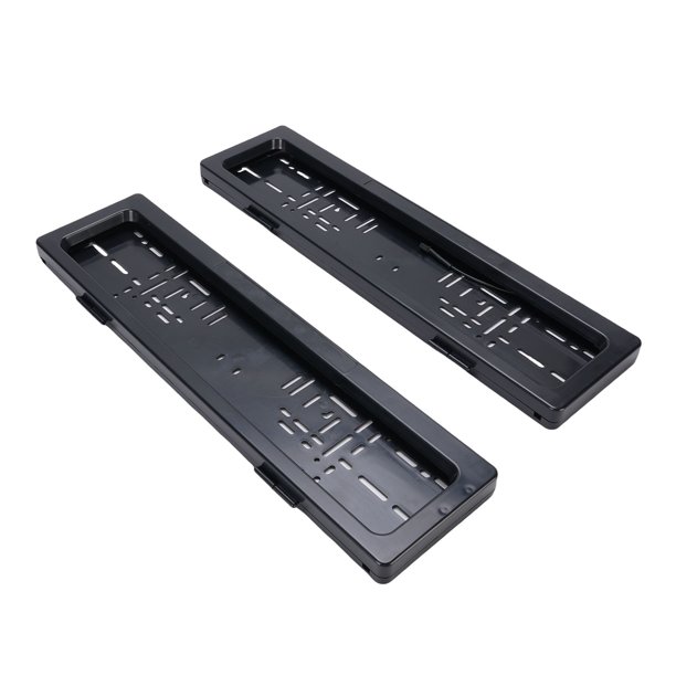 Marco de etiqueta de Automóvil, Plásticos de la intemperie negros de la intemperie plástica delantera delantera delantera del marco de la placa resistente para la placa de