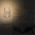 thumbnail image 2 of Yayeee 2-Pack Plug in LED Night Lights with Light Sensors Motion Detectors, Green Window Sea, 2 of 7