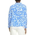 thumbnail image 2 of Gracia womens  Tie-Neck Top, s, Blue, 2 of 3