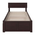 thumbnail image 3 of Leo & Lacey Urban Twin Trundle Platform Bed in White, 3 of 6