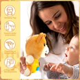 thumbnail image 2 of Juguete musical para bebé, juguetes musicales de peluche para niños pequeños de 1 a 3 años, juguete de aprendizaje con luces y música, lindo oso de peluche para bebé Hs, 2 of 3