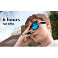 thumbnail image 3 of SKCT Smart Glasses, Bluetooth Sunglasses with Polarized lenses, Bluetooth Audio & Hands Free Calling, Open Air Audio, Auto On/Off, Black with Black Lenses, 3 styles Switchable Lenses, 3 of 6