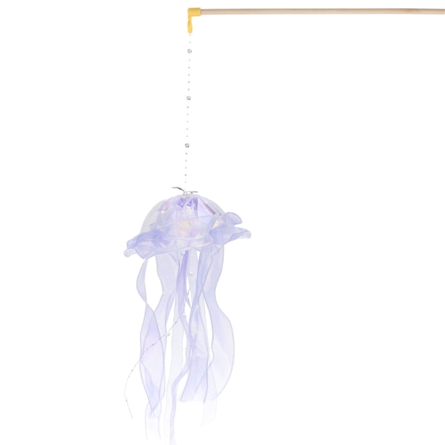 Wosthever Linterna decorativa de medusas para dormitorio, luz nocturna de ensueño y colorida, lámpara de medusas ligera Kits de decoración para fiestas Púrpura, 1 Uds. 18 pulgadas