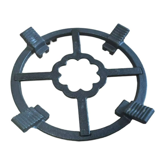 Anillo de soporte para wok de cocina a gas, base estable de hierro, fácil de instalar, anillo reductor de gas de bajo consumo, rejilla para ollas para
