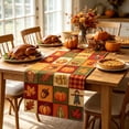 thumbnail image 5 of Yhmxh Maple Leaves Fall Table Runner, Linen Autumn Thanksgiving Decor Table Runner, Seasonal Farmhouse Table Dresser Scarf for Dining Table, Harvest Holiday, Thanksgiving & Farm Rustic Home Decor, 5 of 6