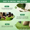 thumbnail image 6 of GPED 6 Inch 100 Pack Landscape Staples, Hot-dip Galvanized Garden Stakes with Pick Hook, U-Shaped Ground Stakes for Landscaping Securing Weed Barrier Fabric, Heavy-Duty Yard & Tent Stakes for Tubing, 6 of 8