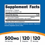 Nutricost St. Johns Wort Capsules (500mg) 120 Capsules - Non-GMO Supplement
