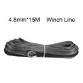 thumbnail image 3 of Winch Line Synthetic Fiber Rope 4.8mm*15M UHMWPE Rope Tow Rope, 3 of 6