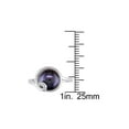 thumbnail image 4 of 9-9.5mm Black Freshwater Cultured Pearl in Sterling Silver, 4 of 6