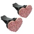 thumbnail image 1 of 2pcs Car Vent Diffuser Clips Heart Shaped Aroma Clips Air Outlet Freshener Creative Vent Clip, 1 of 6