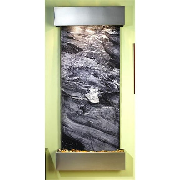 Adagio IFS2007 Inspiration Falls - Black Spider Marble Wall Fountain