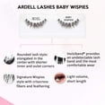 thumbnail image 3 of Pestañas postizas Ardell Baby Wispies, color negro, aspecto natural, paquete de 4, 3 of 4