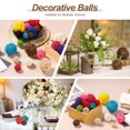 thumbnail image 5 of Uxcell Wicker Rattan Balls, Decorative Balls for Centerpiece Bowl Wedding Party Home Decor DIY Craft Purple, 5 of 7